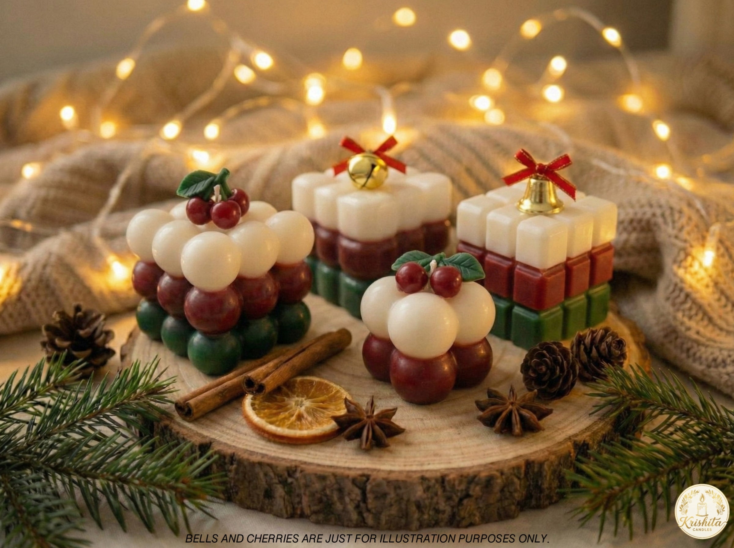 Christmas Bubble Candle| Christmas Edition