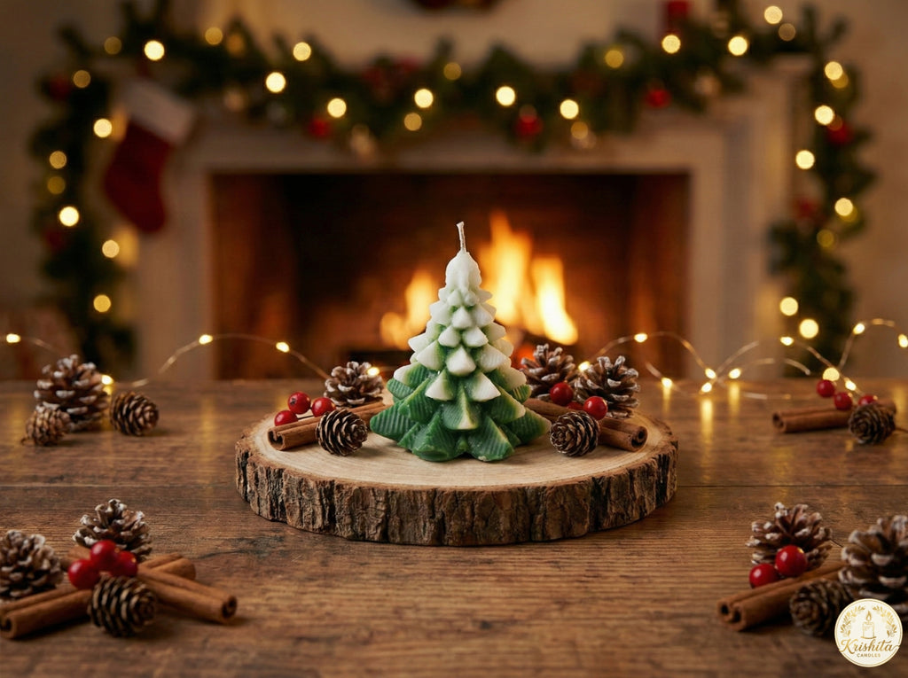 Frosted Xmas – Premium Christmas Tree Candle