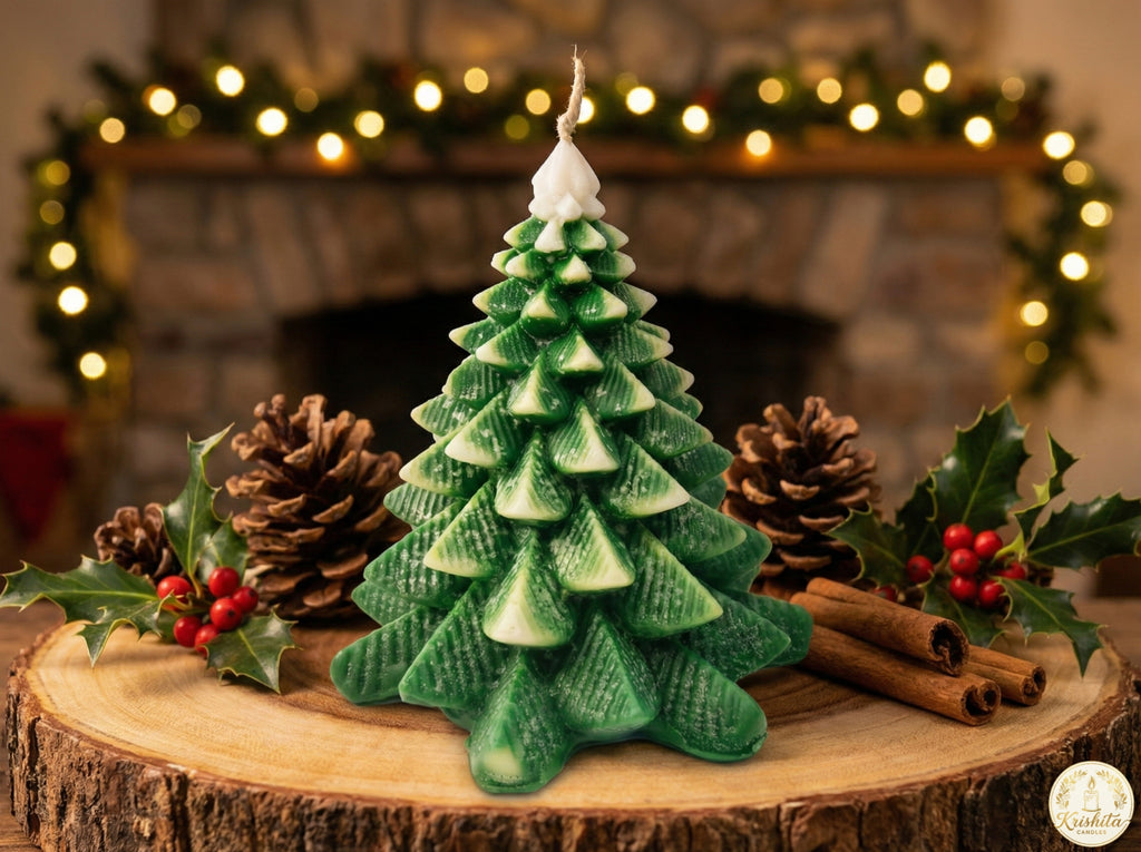 Frosted Xmas – Premium Christmas Tree Candle