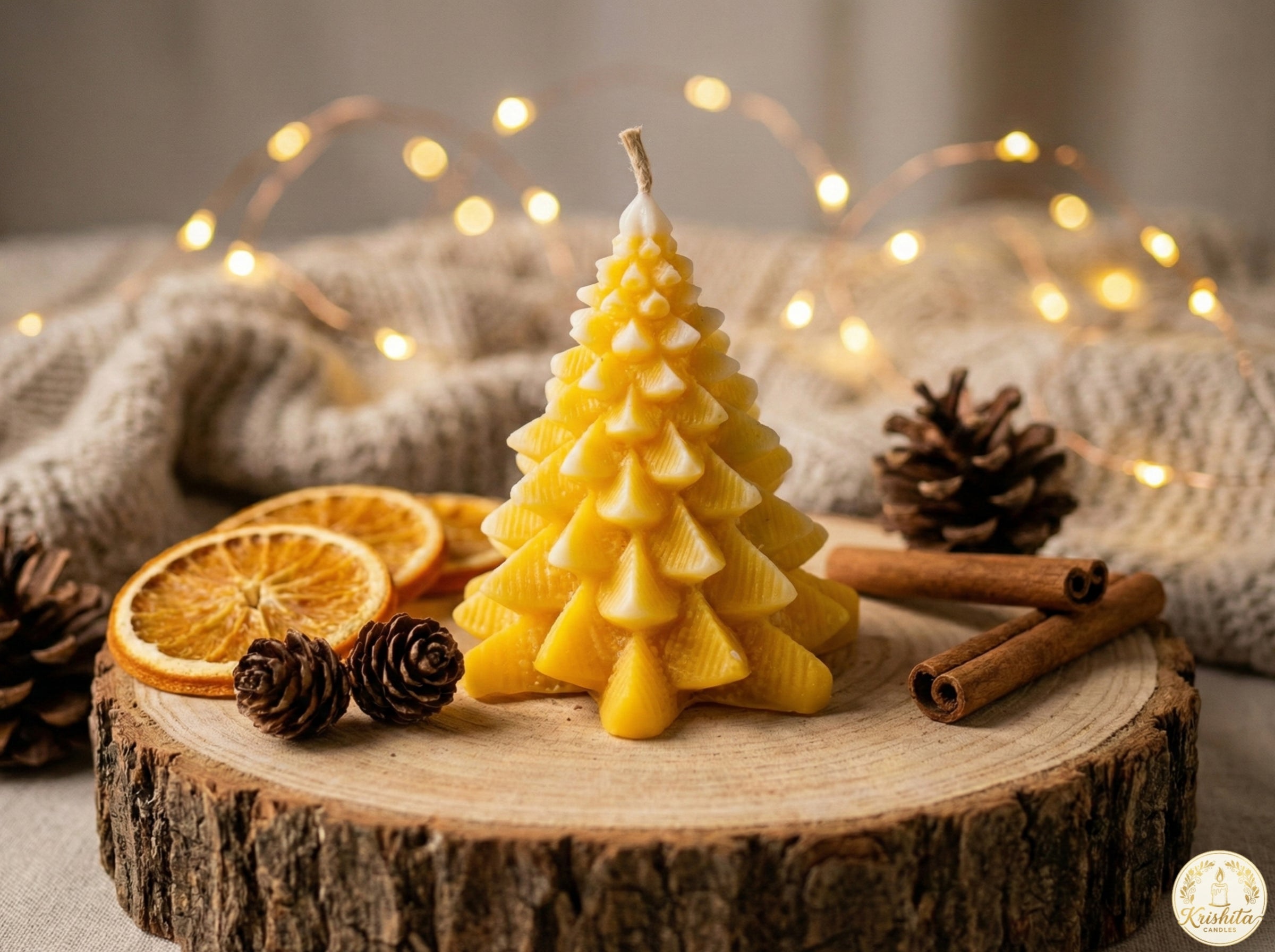 Frosted Xmas – Premium Christmas Tree Candle