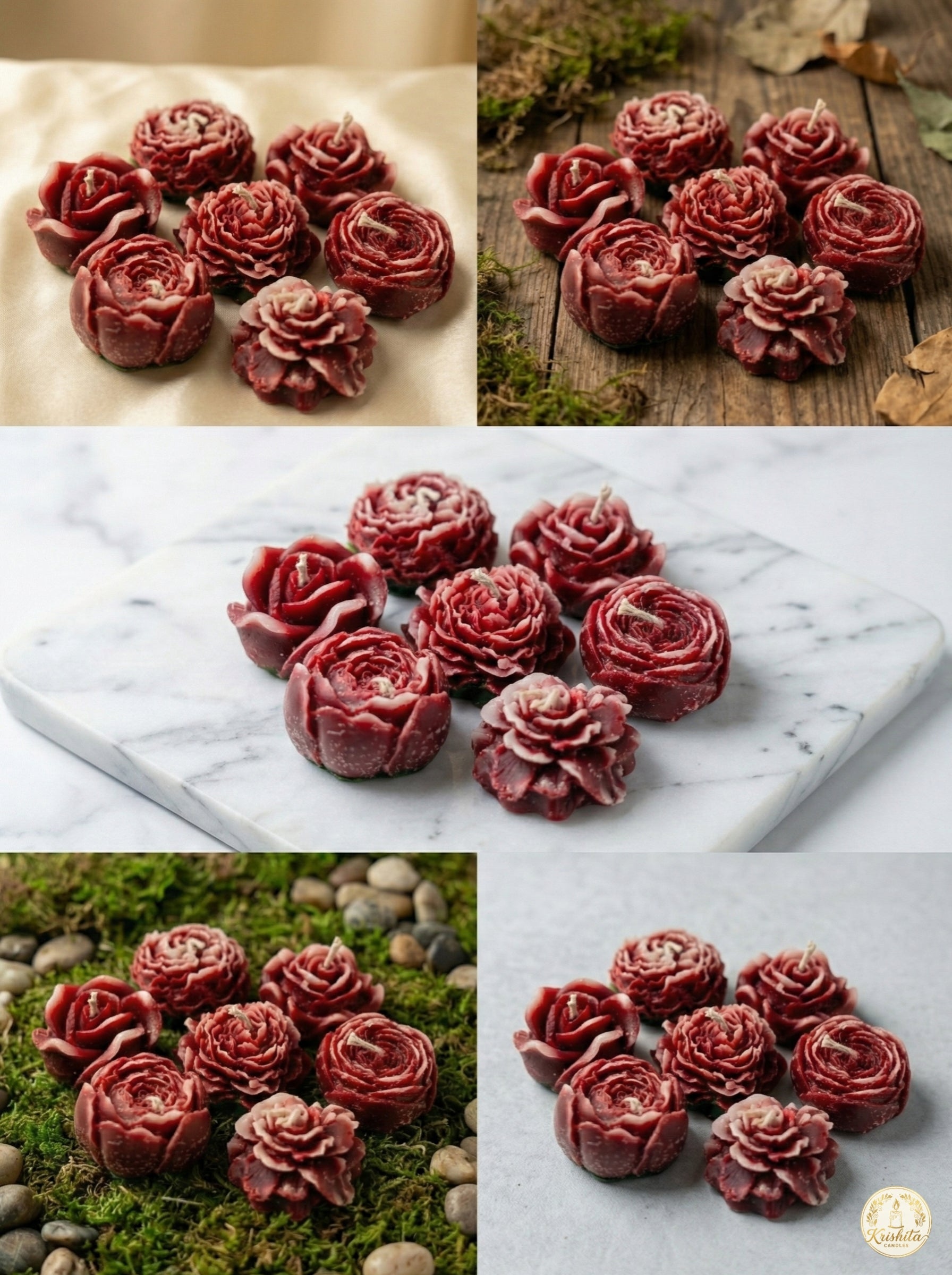 RoseMist™ Floral Soy Wax Candles